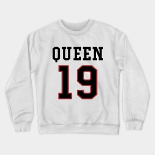 19th Birthday Gift Slab Queen 19 Crewneck Sweatshirt